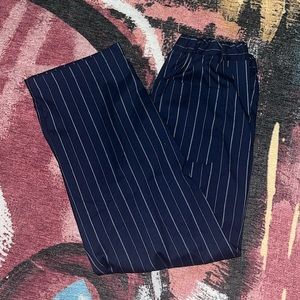 Blue striped urban outfitters medium pants